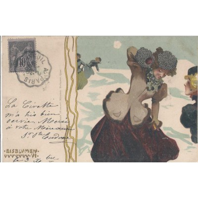 Carte Postale illustrée par Raphaël Kirchner